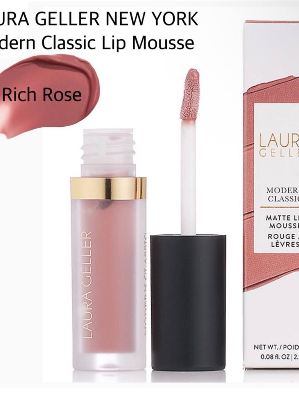 Laura Geller Modern Classic Lip Mousse - Rich Rose Pink